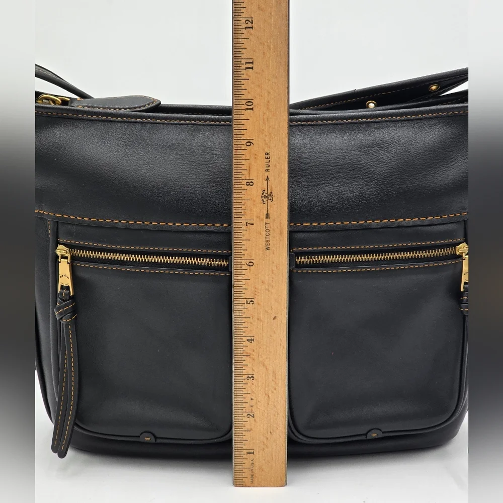 Coach Glovetanned Leather Andy Crossbody, EUC, Black - Picture 16 of 16